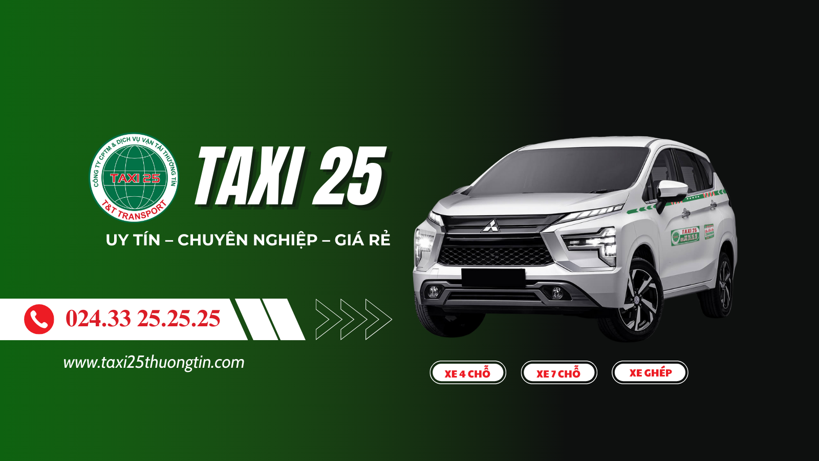 Taxi 25 7 chỗ