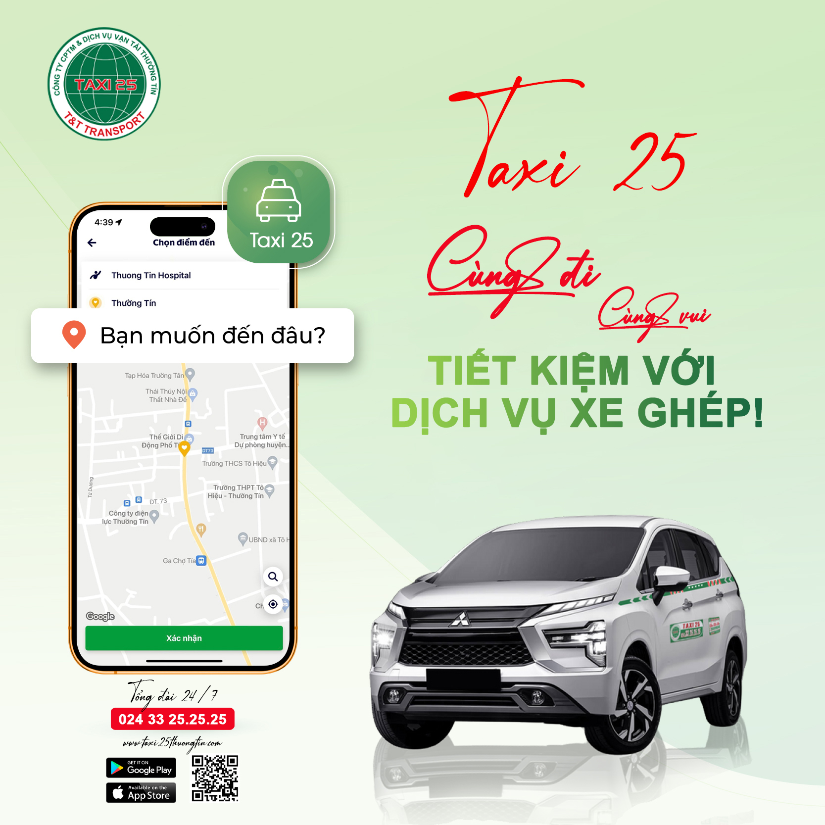 Những lý do bạn nên sử dụng dịch vụ xe ghép Taxi 25