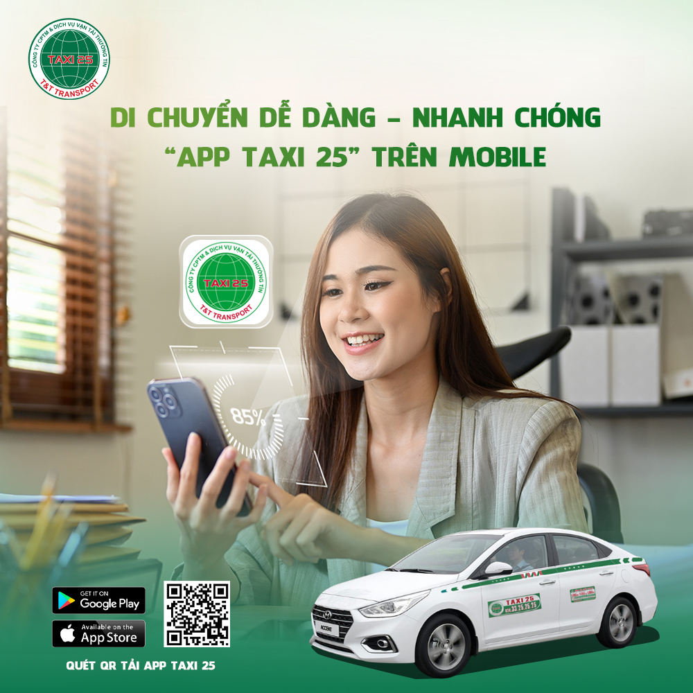 taxi 25 tai app taxi 25 tren mobile